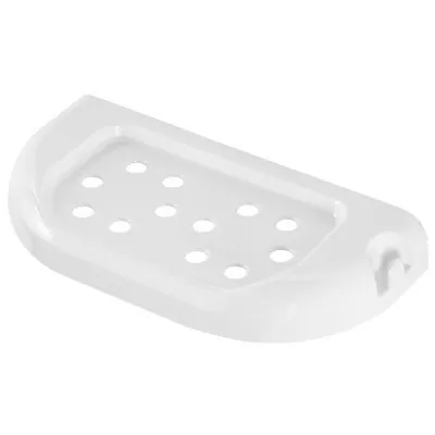 Mensola Bagno plastica Bianca con Doppio Fissaggio