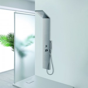 Colonna Doccia 3 funzioni in Acciaio Inox Aisi 304 con Finitura Satinata