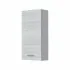 Armadietto pensile bagno H 69,5 cm in legno grigio con anta reversibile