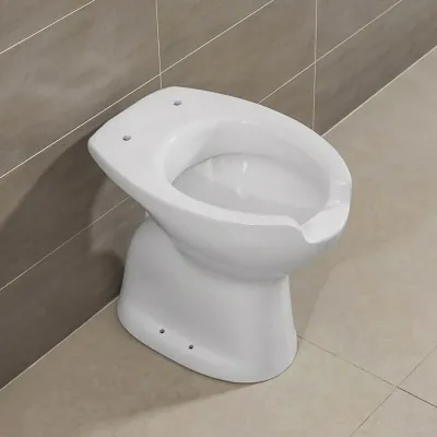 WC Per Disabili in Ceramica Bianco con Apertura Frontale h. 48 cm