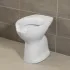 Vaso Per Disabili in Ceramica Bianco con Apertura Frontale h. 48 cm
