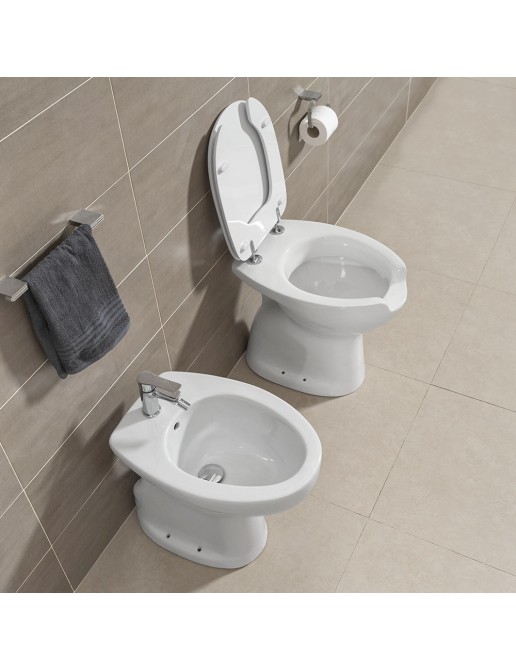 Classic wc sedile ergonomico con coperchio e apertura frontale 430-A