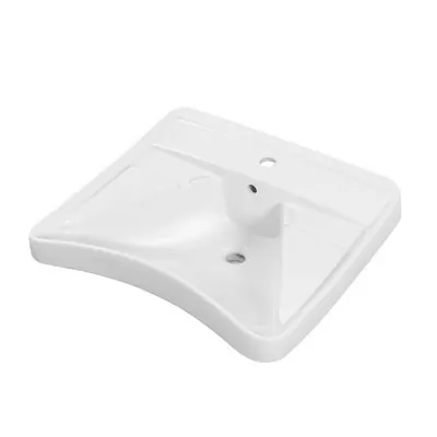 Lavabo Sospeso da 66 cm Ergonomico Fissaggio a Parete Sanitari Disabili
