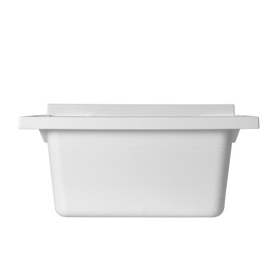 Vasca Capiente per Lavatoio 60x60 cm in Resina colore Bianco
