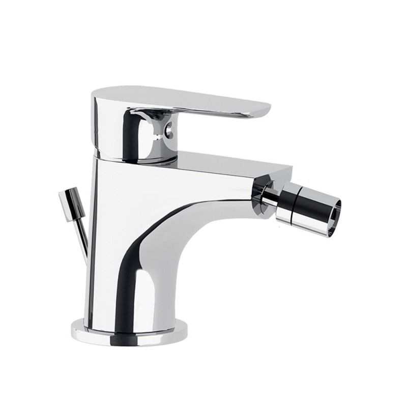 Miscelatore Bidet Serie Eco Cromato con Piletta automatica