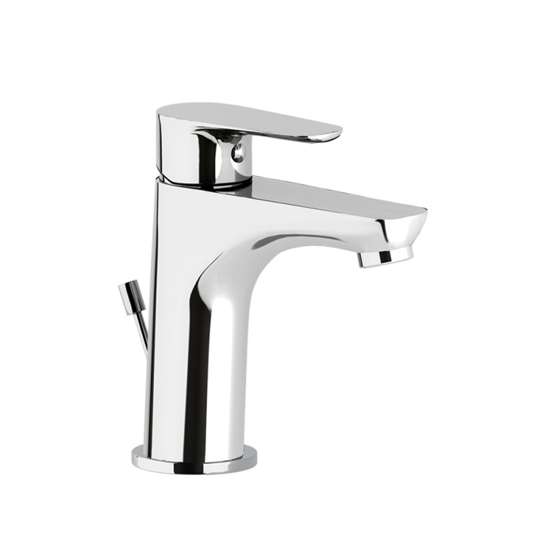 Miscelatore Lavabo serie Eco con Piletta Automatica Inclusa