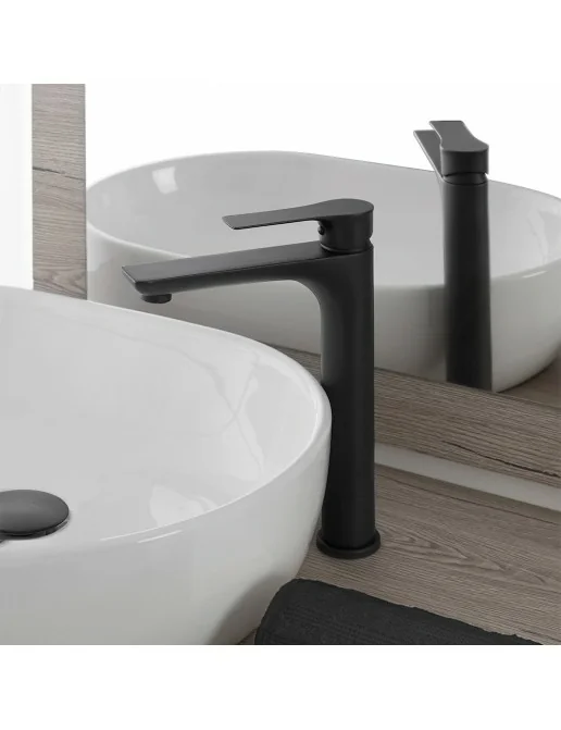 Miscelatore Lavabo Alto Scarico Clic-clac - Garanzia 5 Anni - Rubinetti Bagno - Foto 9