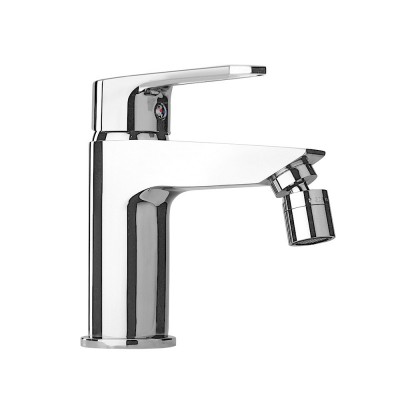 Miscelatore Bidet Piralla Baci 0CI00094A16 in ottone Cromato Completo di Piletta