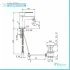 Scheda Tecnica Miscelatore Bidet Piralla Baci 0CI00094A16