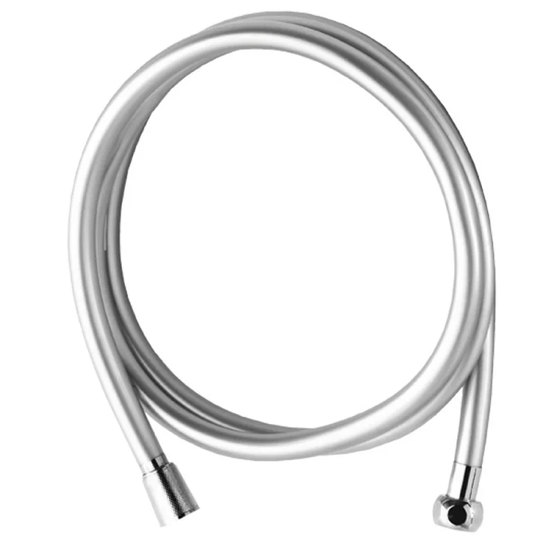 Flessibile Doccia In PVC - Lunghezza 200 Cm - Treccia Argentata - Raccordi 1/2" - Foto 6