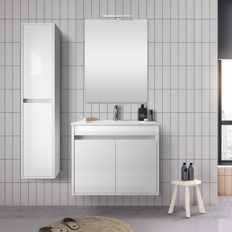 mobile bagno 70 cm bianco