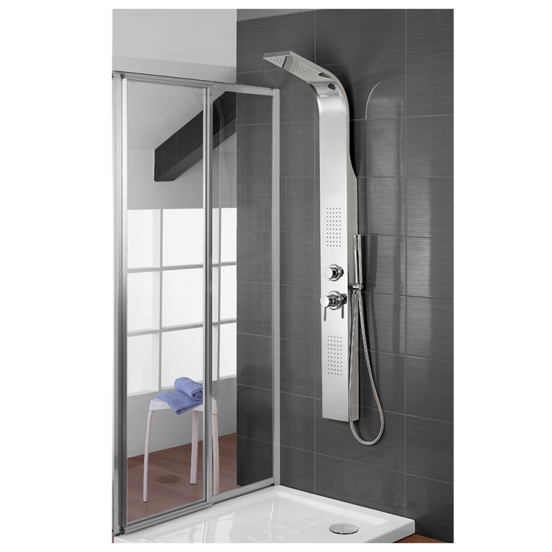 Colonna Doccia Acciaio Inox Cromato 3 Funzioni Colonna Doccia in Acciaio Inox con 3 Funzioni Integrate