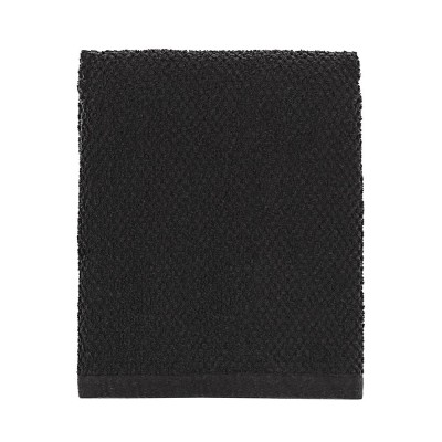 Asciugamani viso cotone nero 55x100 cm