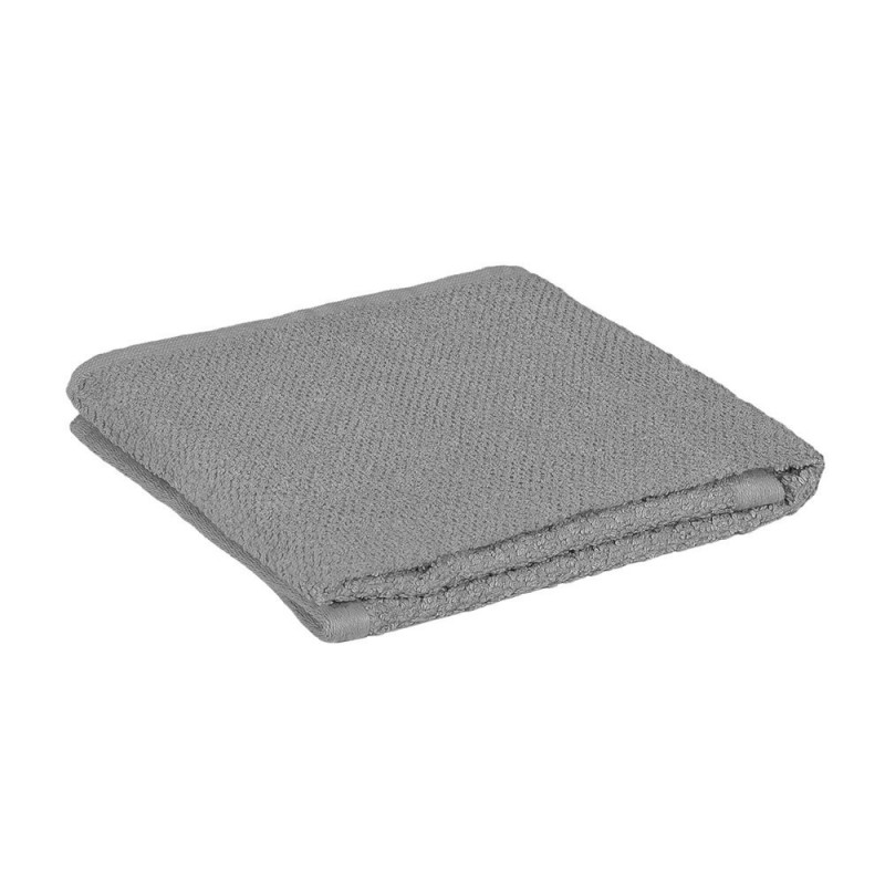 Asciugamani viso in 100% cotone colore grigio 55x100 cm