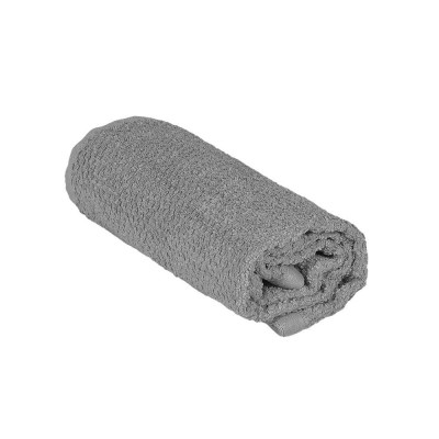 Asciugamani viso 100% cotone colore grigio 55x100 cm