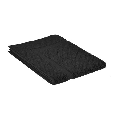 Tappeto scendi doccia cotone colore Nero 45x65 cm