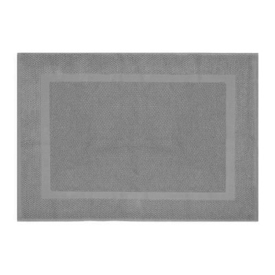 Tappeto scendi doccia 100% cotone colore grigio 45x65 cm