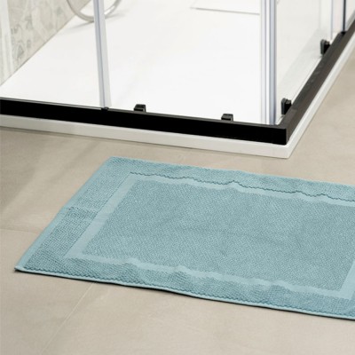 Tappeto scendi doccia verde acqua 45x64 cm