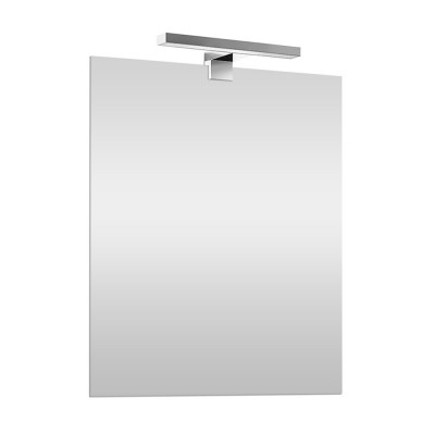 Specchio filo lucido 70x90 cm reversibile con Luce LED