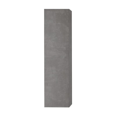 Colonna bagno sospesa L. 35 cm Master grigio effetto cemento reversibile