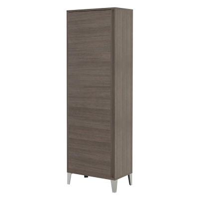 Colonna bagno porta scopa linea Way in rovere scuro