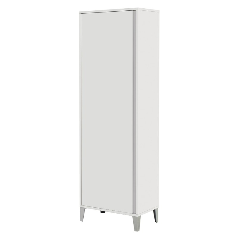 MSV Scopa Da Bagno AMMAN, Colore Bianco, Design Classico, Manico Lungo, Materiali Resistenti