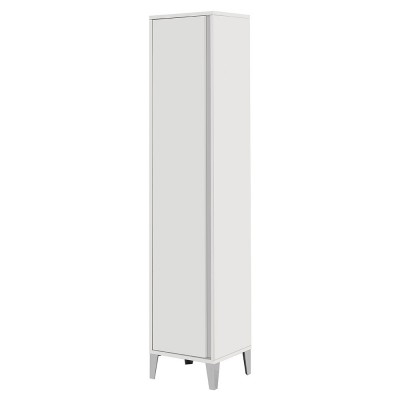 Colonna bagno porta scopa linea Way colore bianco lucido