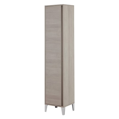 Colonna bagno porta scopa linea Way in rovere chiaro