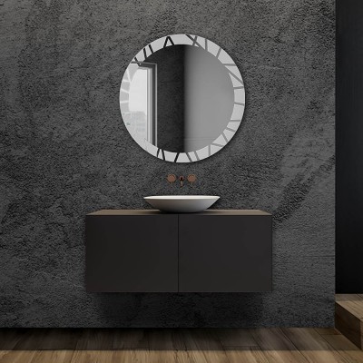 Specchio per bagno a LED diam. 80 cm