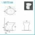 Dati tecnici WC rimless serie Morning tradizionale
