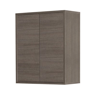 Pensile bagno 2 ante e vani a giorno legno vendita online 60x72