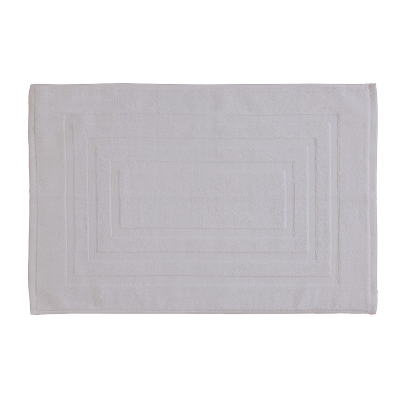 Tappeto Scendi Doccia Bianco In Cotone 45x65 Cm Tappeto Scendi Doccia Bianco In Cotone 45x65 Cm