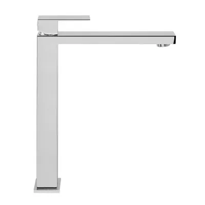 Rubinetto lavabo a canna alta serie Italia in ottone cromo