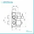 Caratteristiche tecniche rubinetto doccia a muro con deviatore a 3 vie serie Italia in ottone cromato