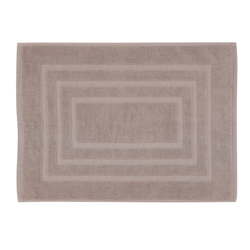 Tappeto Scendi Doccia Sabbia In Cotone 45x65 Cm Tappeto Scendi Doccia Sabbia In Cotone 45x65 Cm