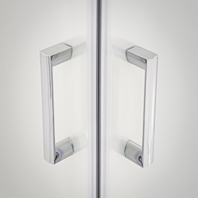 Cabina doccia 70x140 cm serie Icon con maniglia in abs cromato