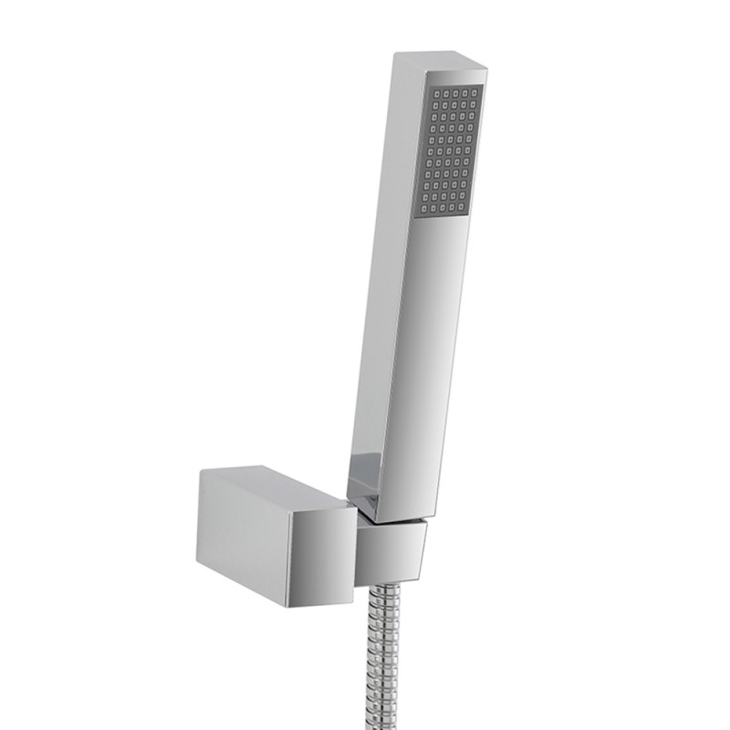 Kit Doccia Incasso Completo - Doccino ABS A Pioggia, Presa Acqua Ottone, Flessibile 150 Cm - Foto 5