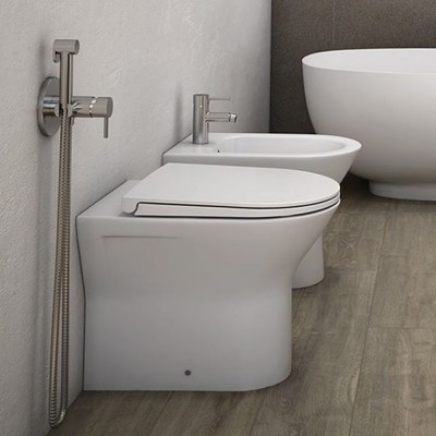 Sanitari Bagno Filo muro con Copriwc Soft Close e Bidet