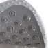 Tappeto doccia antiscivolo angolare in PVC grigio 54x54 cm