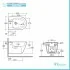 Misure bidet Set sanitari sospesi rimless Resort