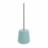 Portascopino da appoggio in ceramica linea Sidney turchese pastello