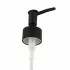 Dispenser sapone liquido Wash in ceramica bianco con scritte nere