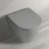 Water sospeso rimfree serie Feeling in ceramica con finitura grigio opaco