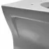 Vaso filo parete rimfree con finitura grigia opaca
