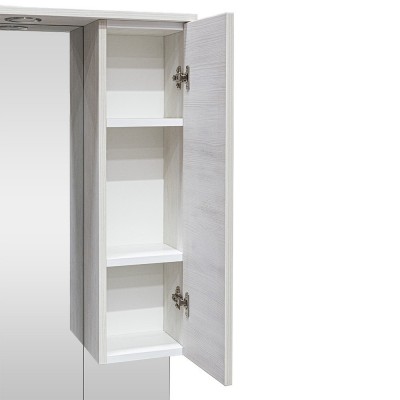 Pensile Mobile Bagno 85 cm rovere bianco