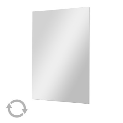 Specchio a filo lucido 100x60 decorativo con installazione reversibile (posizionabile sia orizzontalmente che verticalmente)