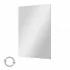 Specchio a filo lucido 100x60 decorativo con installazione reversibile (posizionabile sia orizzontalmente che verticalmente)