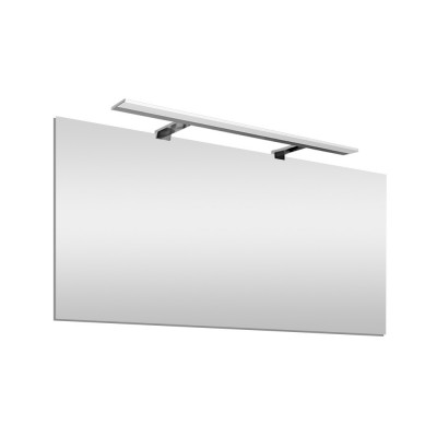 Specchio bagno LED reversibile 100x60 cm  con lampada LED