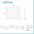 scheda Specchio bagno LED 105x70 cm