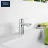 Miscelatore lavabo cromo Grohe Bauedge con piletta taglia S